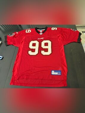 Reebok NFL Tampa Bay Buccaneers Warren Sapp NFL football Jersey Size L